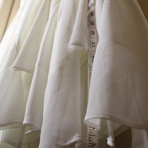 MSK Long White Skirt